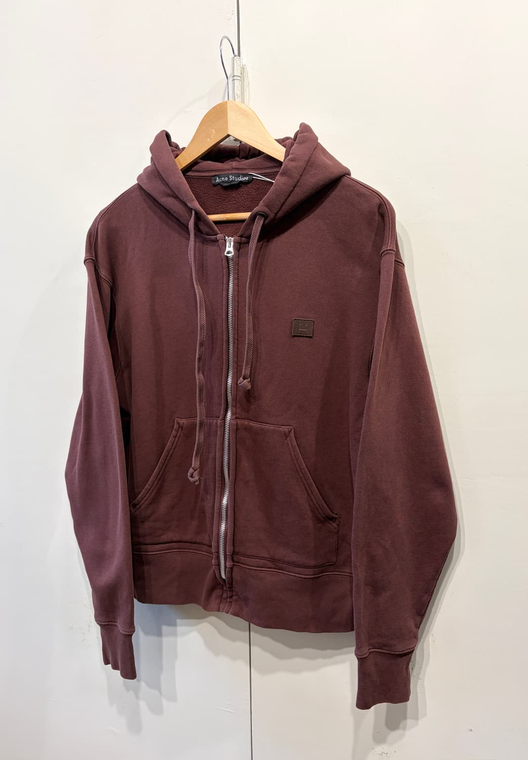 아크네 스튜디오 페이스 패치 후드집업 상품이미지1