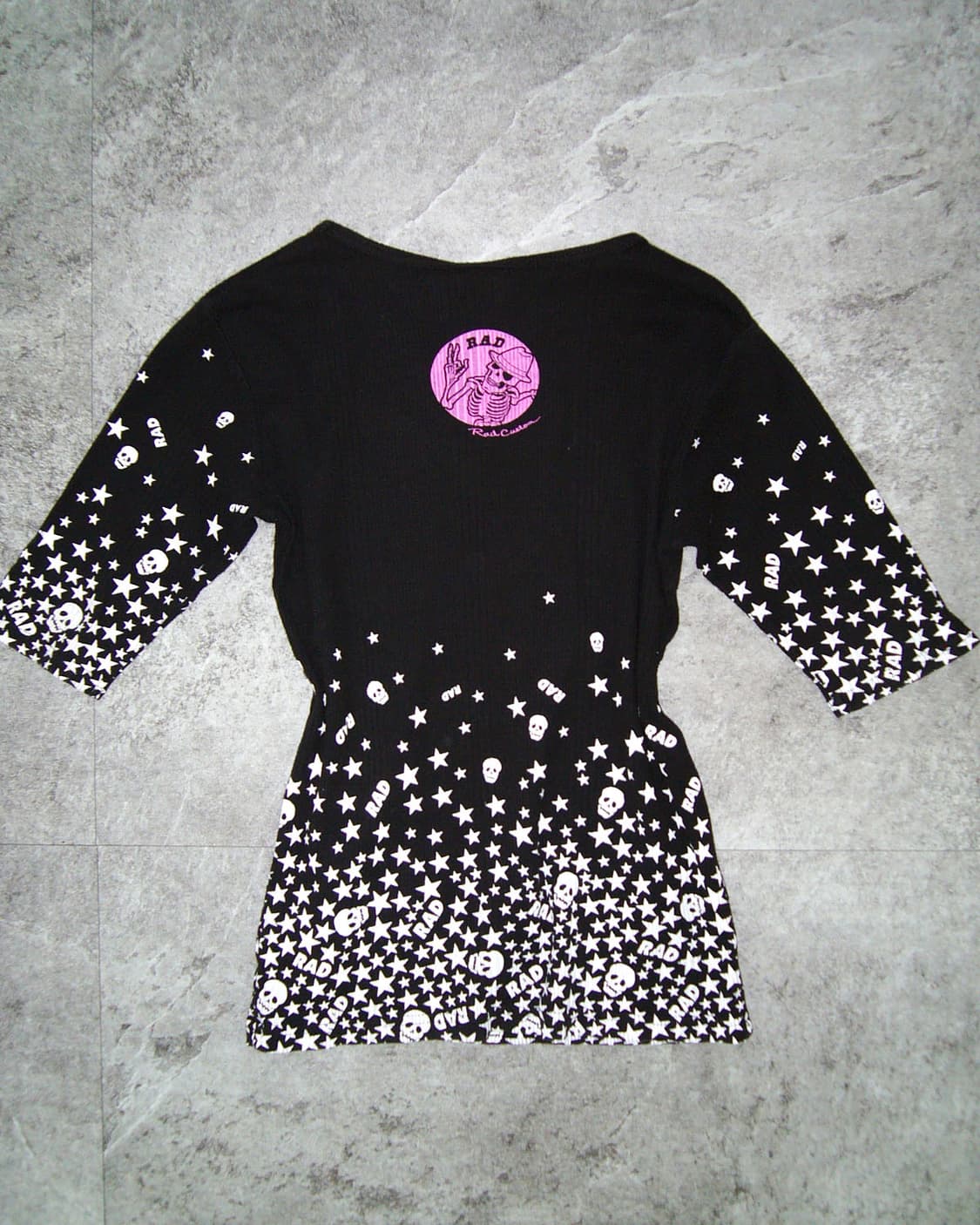RAD CUSTOM Black Scull Top 상품이미지2
