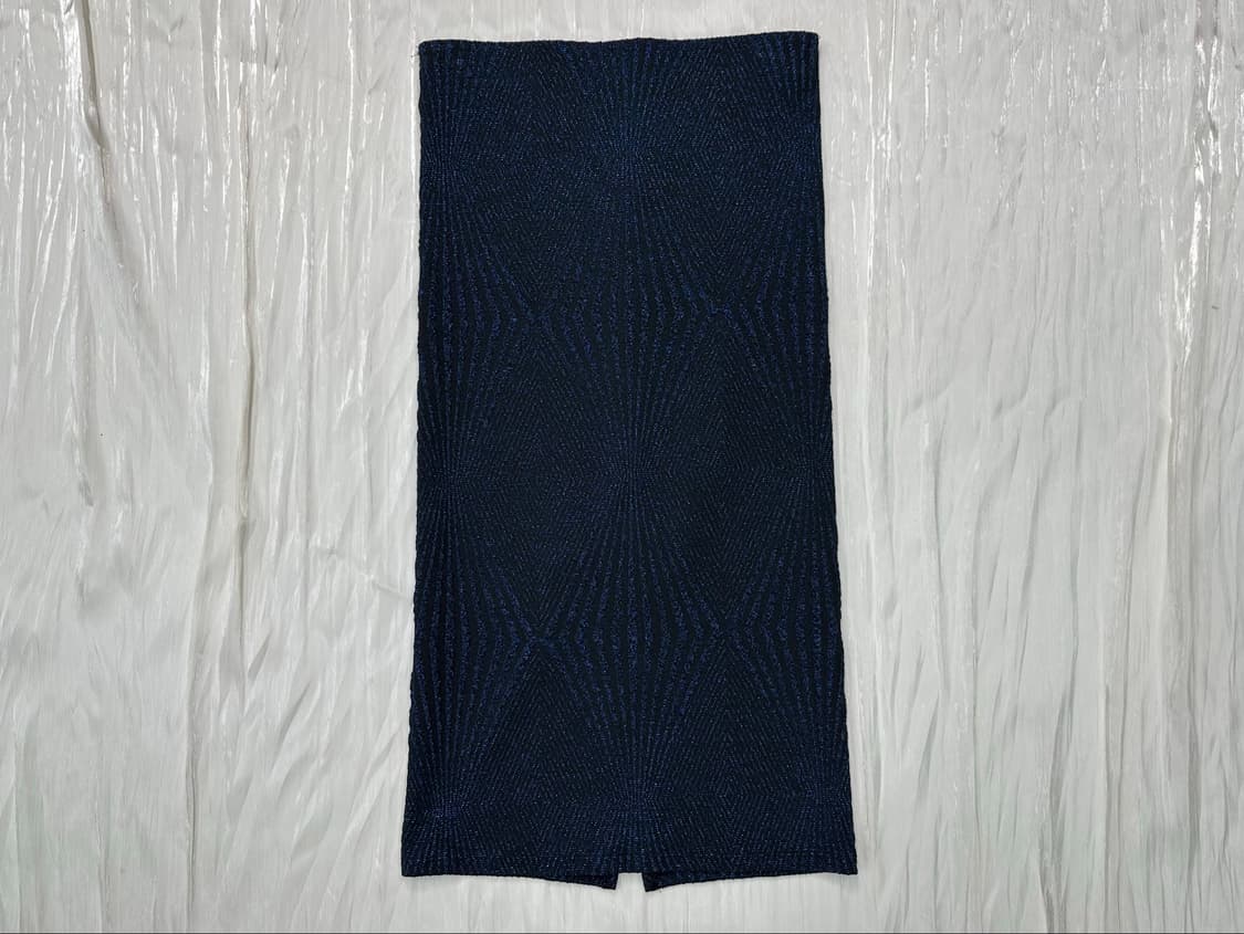 Blue glitter slim midi skirt 상품이미지6