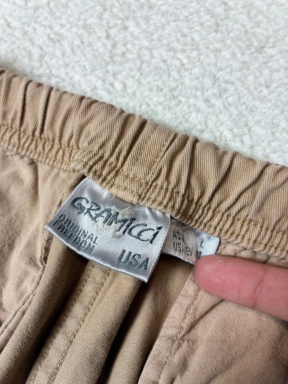 그라미치 피그먼트 와이드 테이퍼드 팬츠 PN7792 상품이미지8