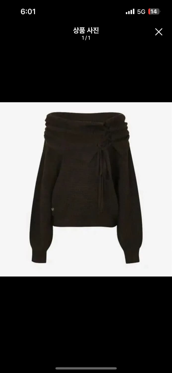 페인오어플레져 카렌 니트 초코 상품이미지1