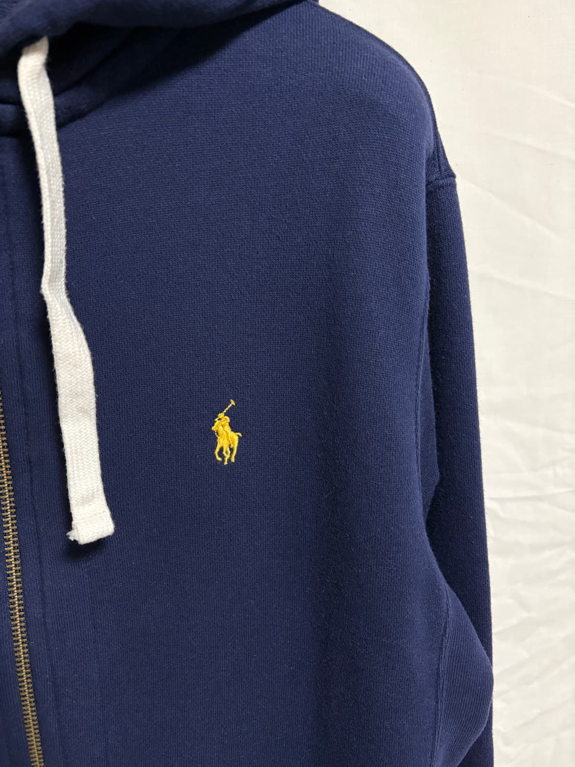 폴로 랄프로렌 코튼 기모 후드집업 / 네이비, L 상품이미지5