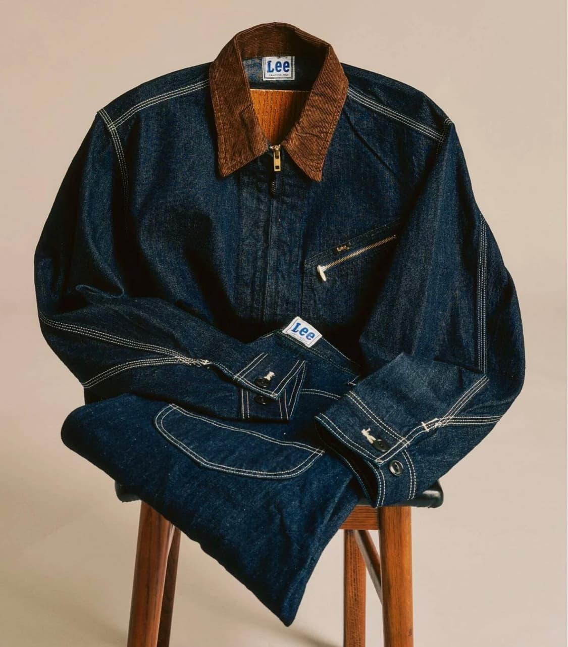 Lee x 417에디피스 91-B 블루종 상품이미지2