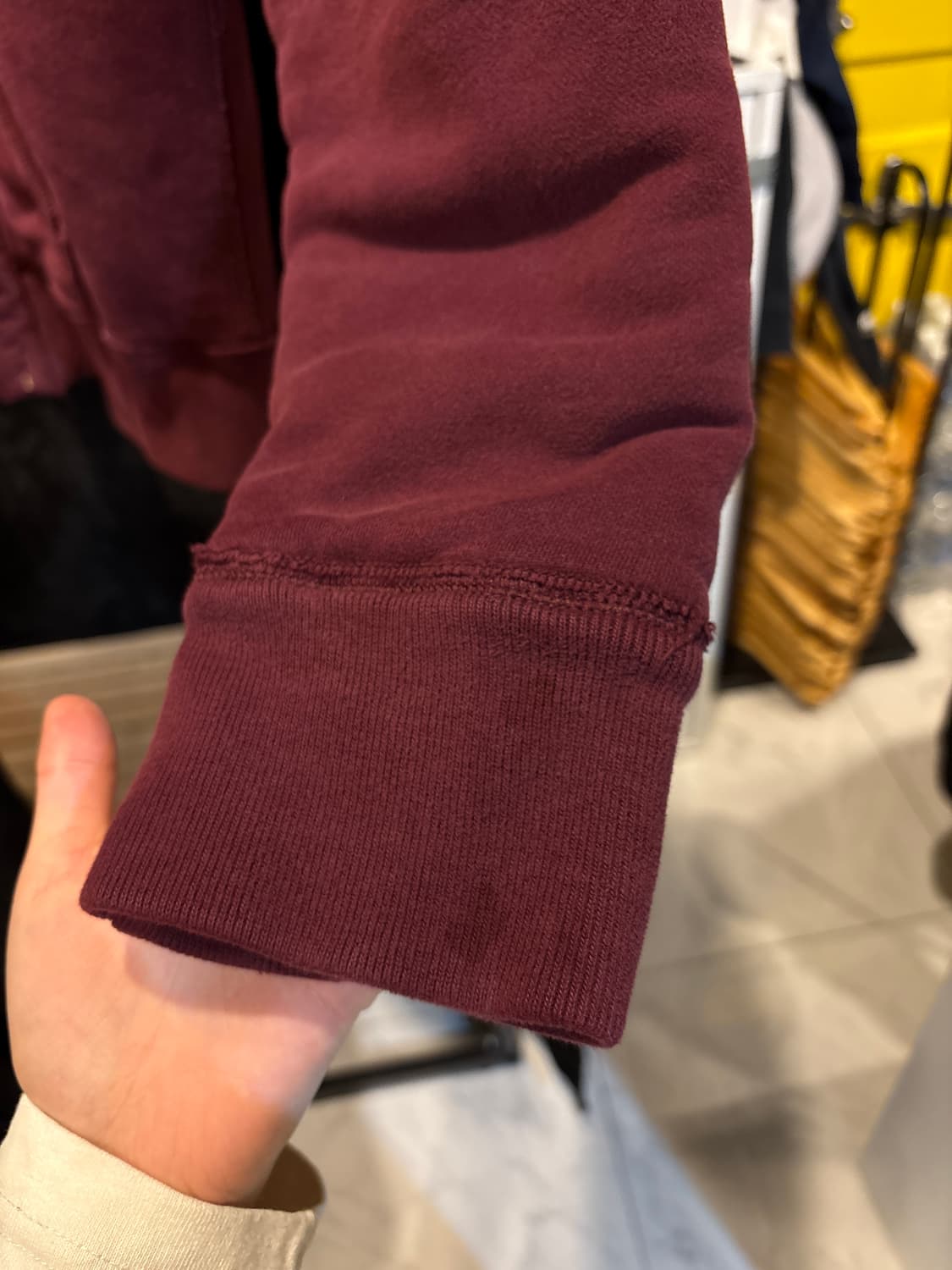 홀리스터 버건디 후드집업 상품이미지8