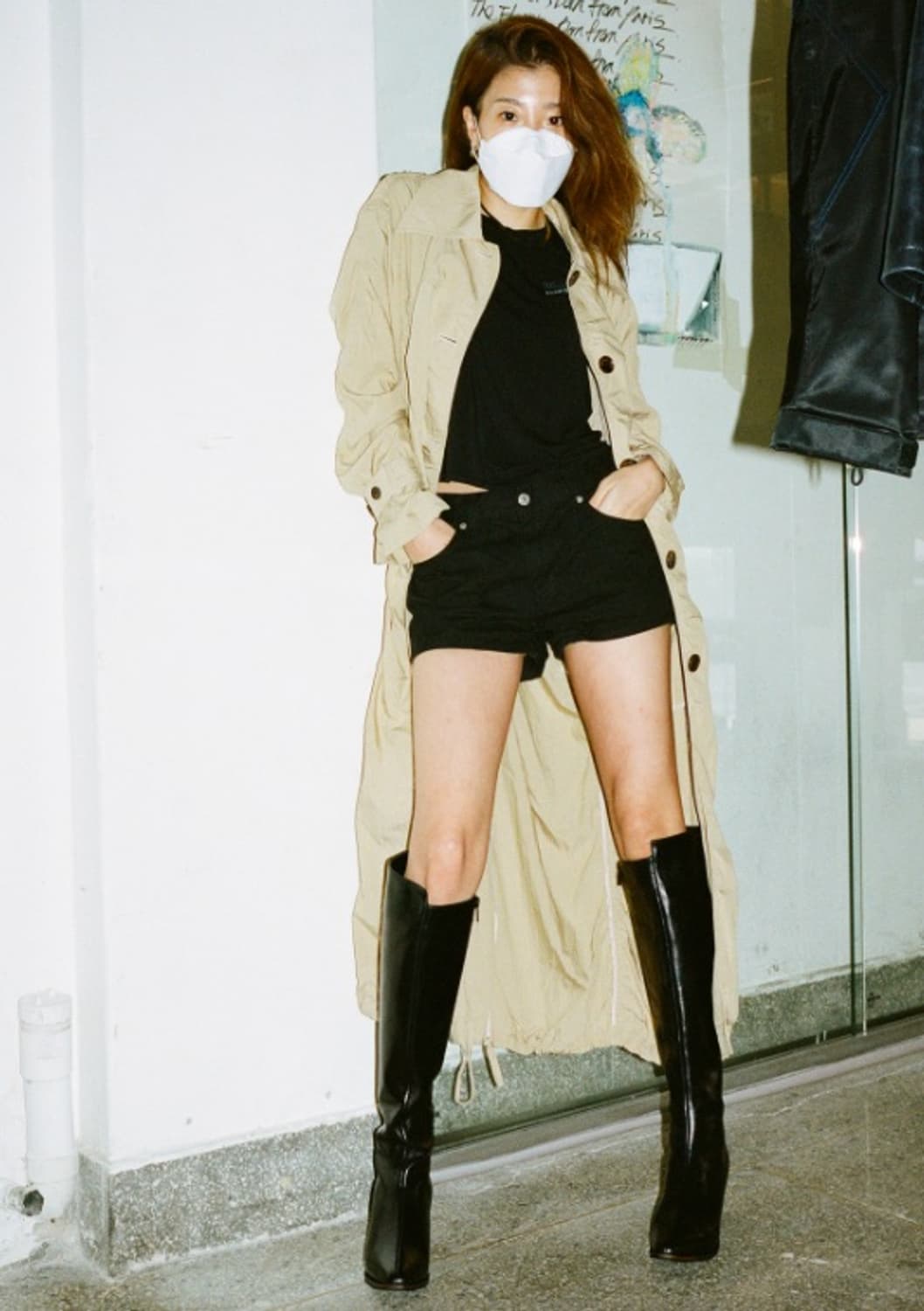 마뗑킴 카우스킨 롱부츠 크림 230 상품이미지2