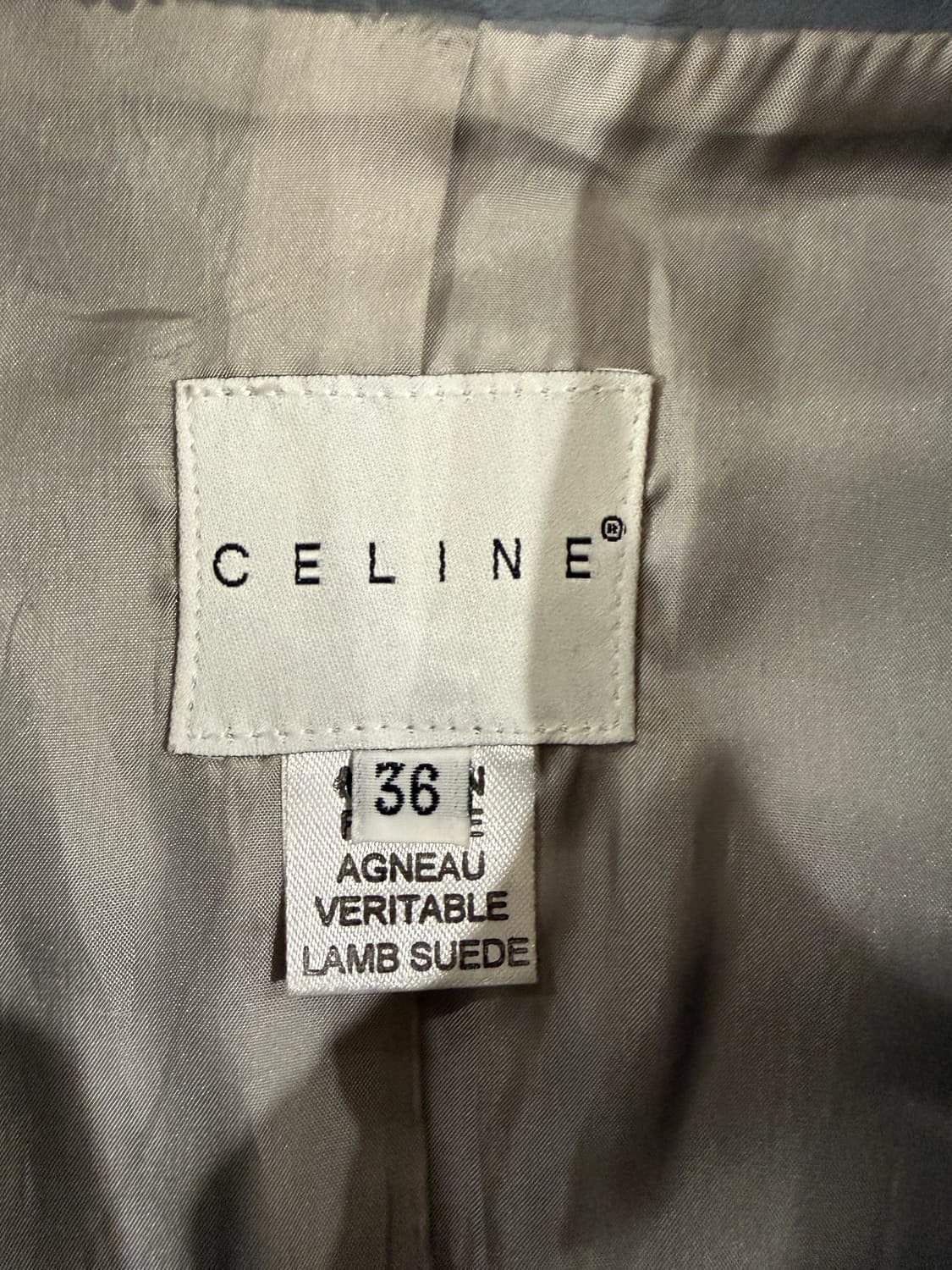 셀린느 램 스웨이드 레더 자켓 상품이미지5
