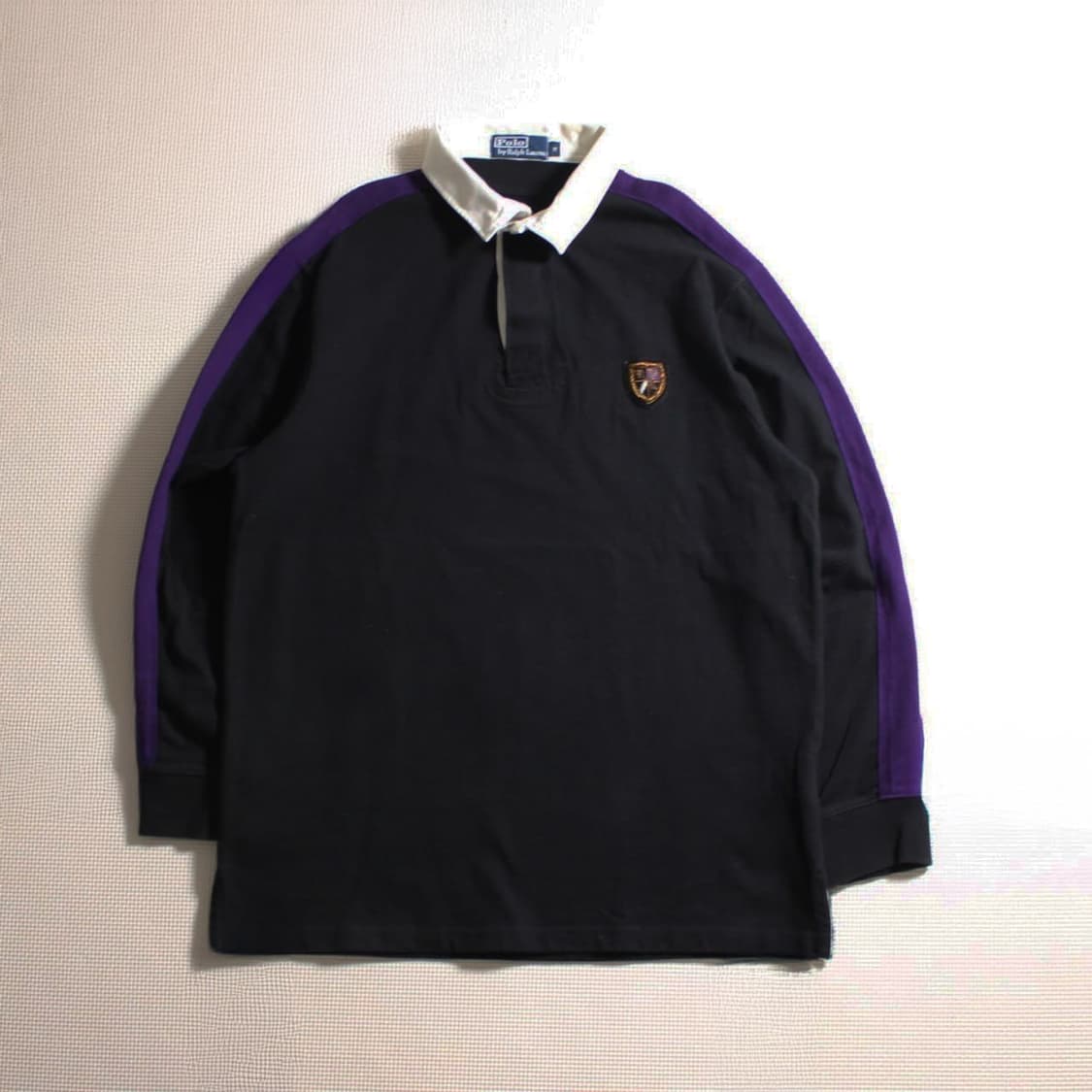 Polo 폴로 랄프로렌 퍼플배색 럭비 셔츠 상품이미지1