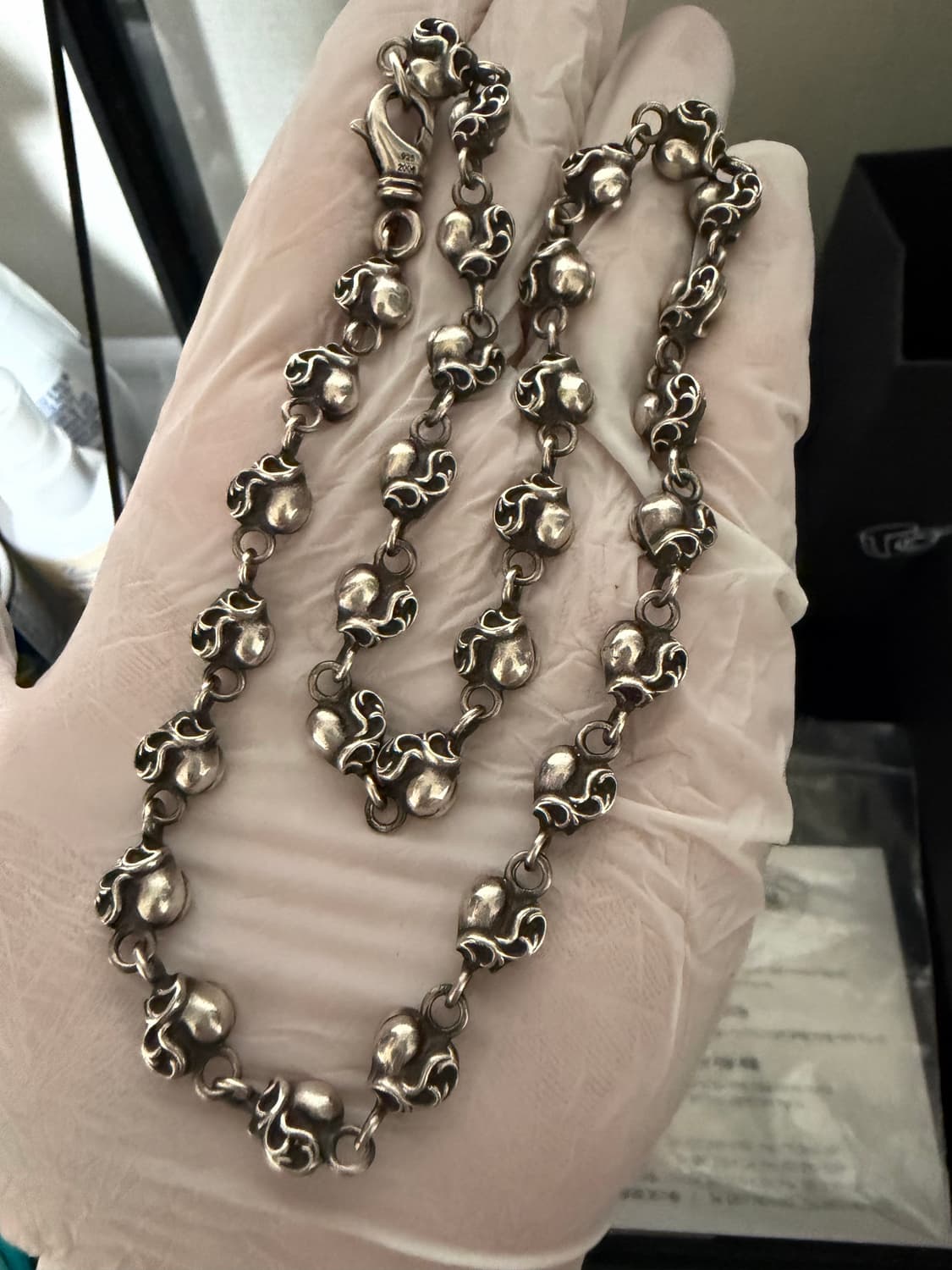 (맨아코)신세계 본점 크롬하츠 하트링크 목걸이 20인치 풀구성 상품이미지1