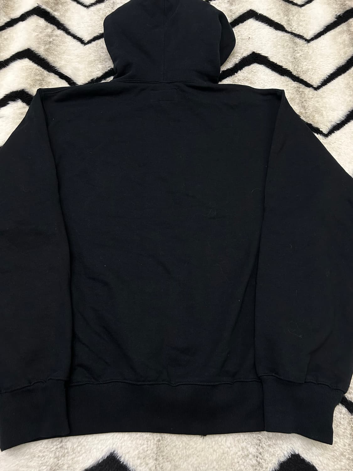 [L]디스이즈네버댓 T-로고 오버핏 후드/기모/블랙 상품이미지4