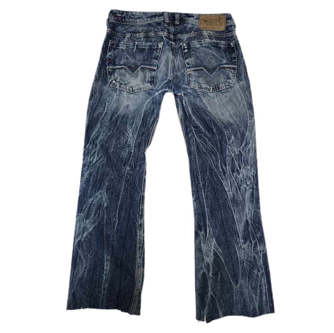 DIESEL ZATINY 컷팅 워시드 데님팬츠 상품이미지1