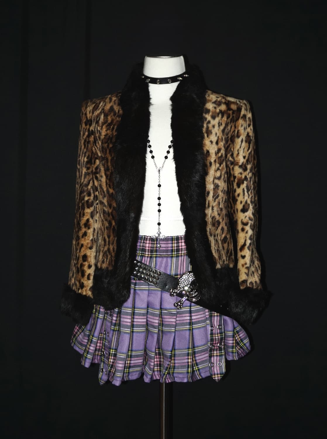 leopard fur jacket  상품이미지2