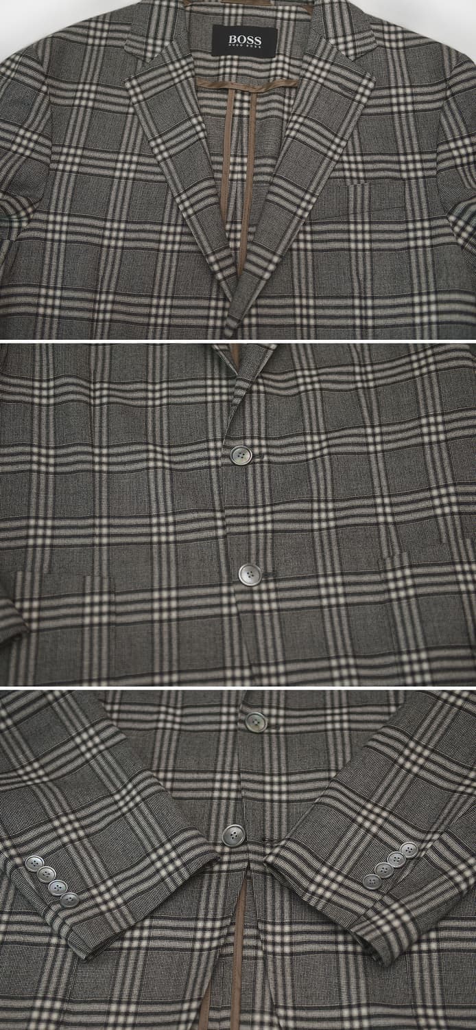 휴고 보스 마르조또 이태리 클래식 체크 수트 셋업 (48+50/100) 상품이미지8