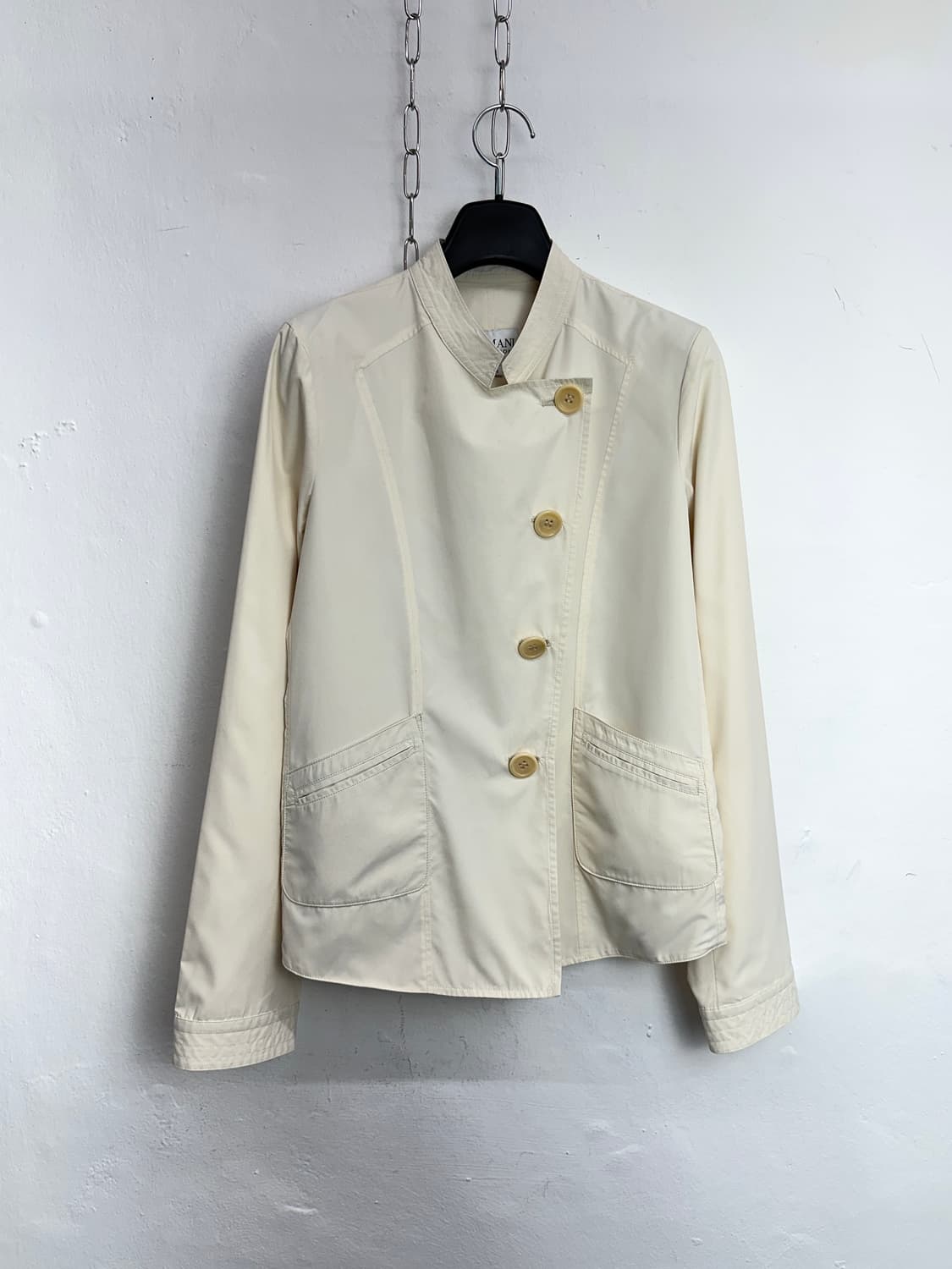 Armani Collezioni Cream Asymmetric High- 상품이미지3