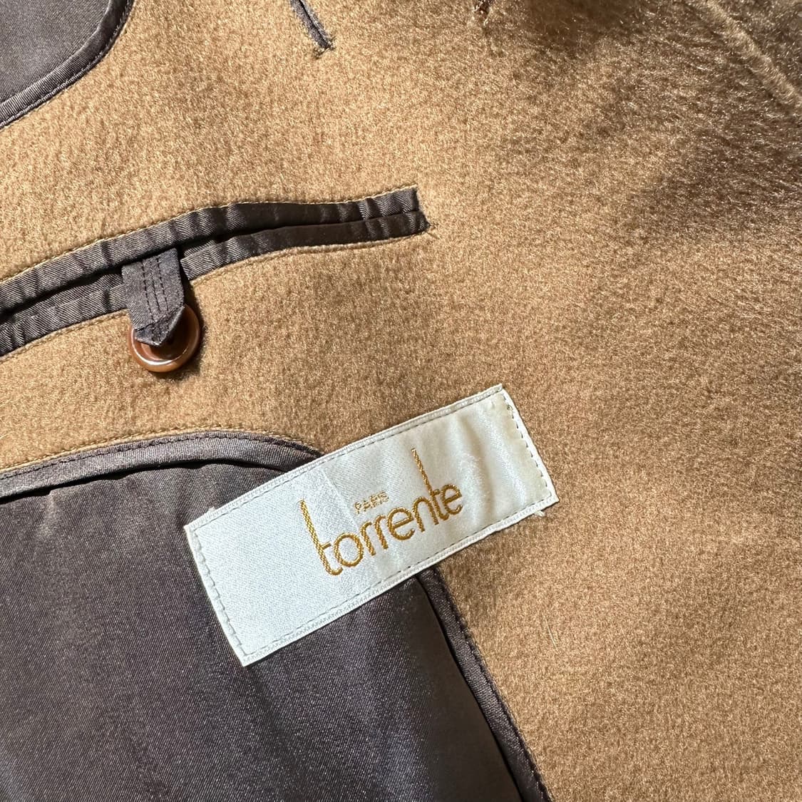 크롬비 torrente paris 캐시미어 100% 싱글 발마칸 코트 상품이미지8