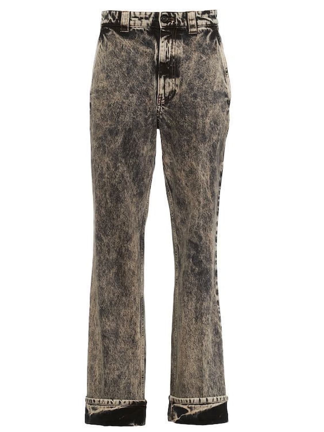 미우미우 마블 이펙트 로고 데님 팬츠 상품이미지2