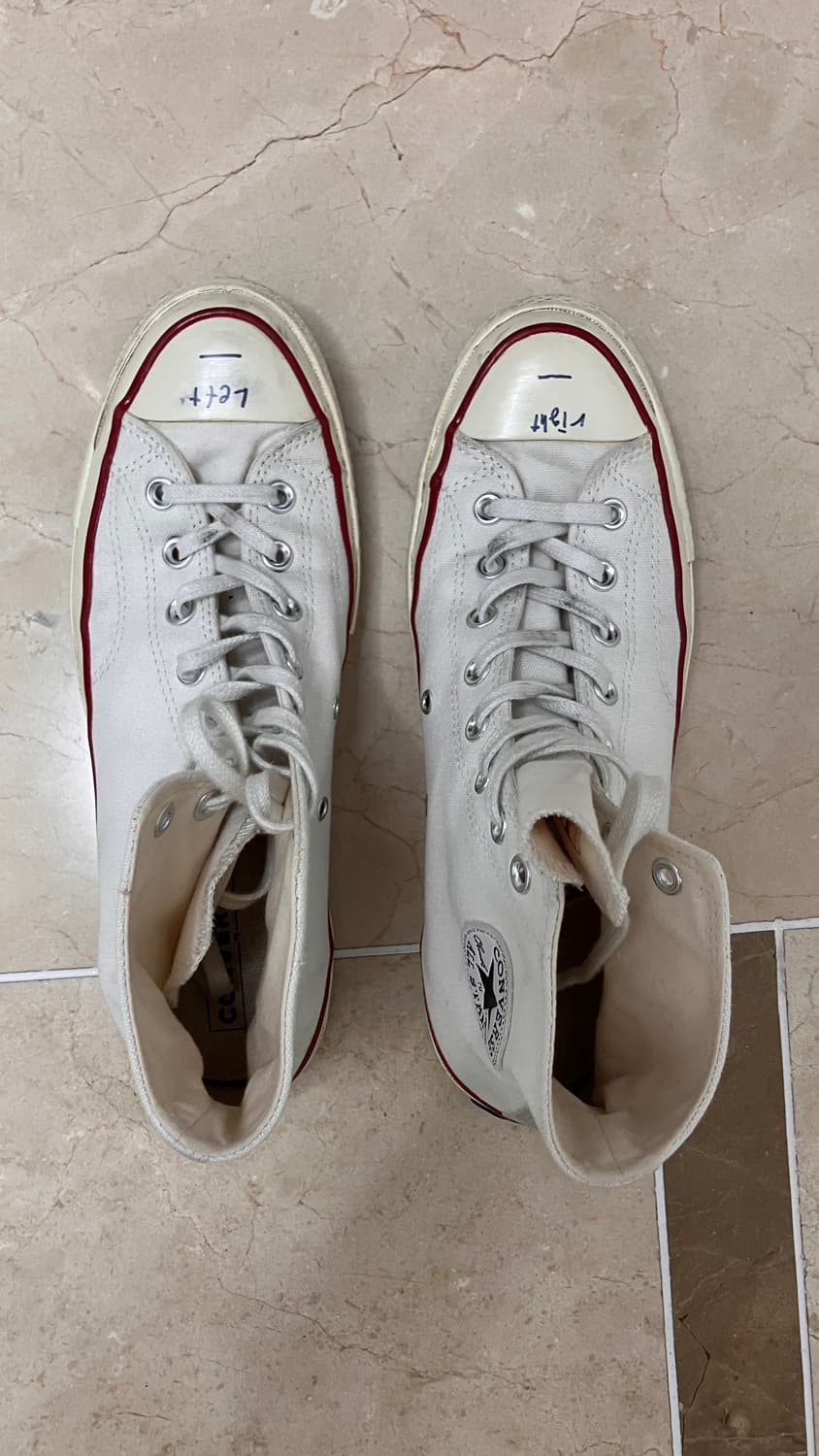 컨버스 척 70 하이 빈티지 캔버스 화이트 상품이미지2