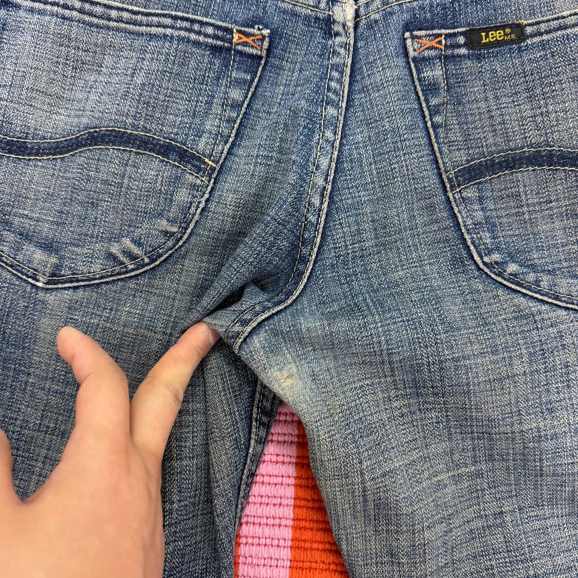 90s Lee 라이더스 세미 부츠컷 데님 (29)   상품이미지5