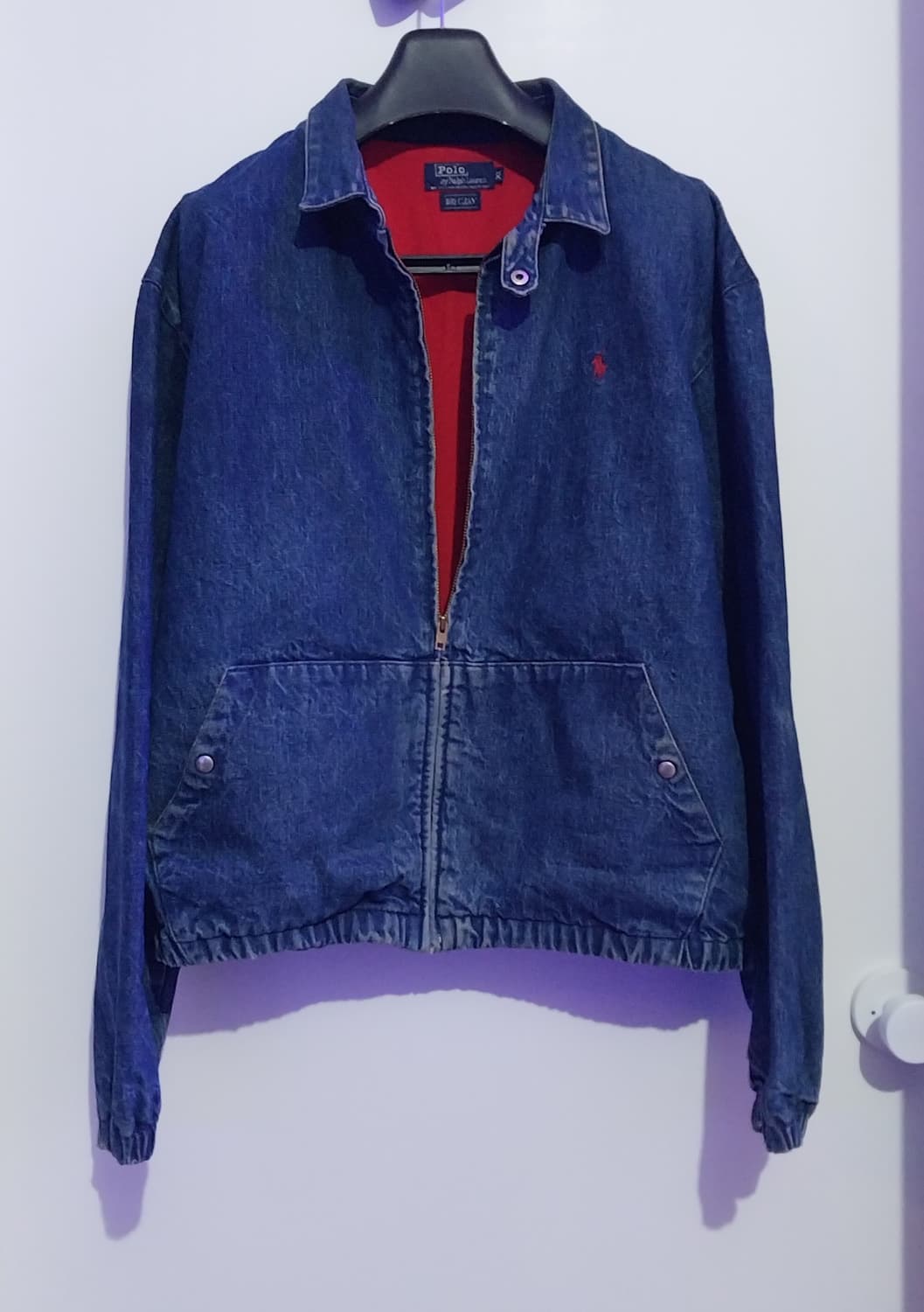 폴로 랄프로렌 데님 베이포트 스윙톱 XL 블루종 바이스윙 스윙탑 상품이미지1