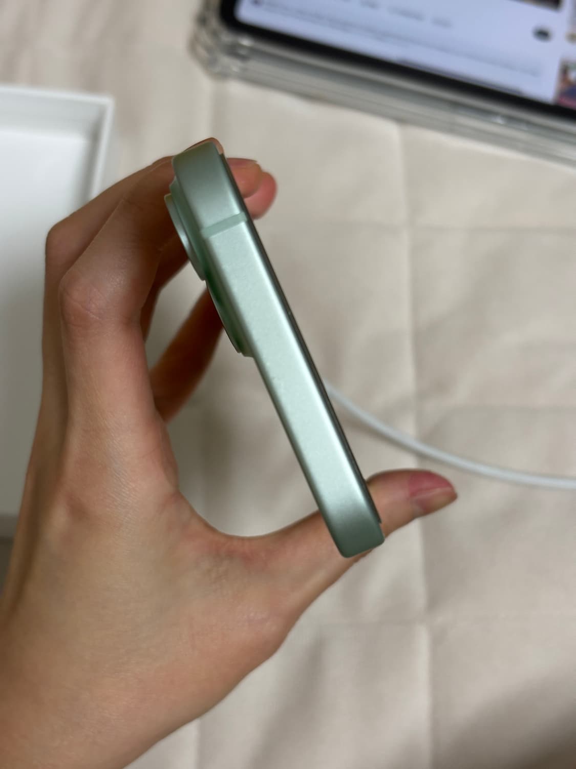 아이폰15그린 256GB 상품이미지5