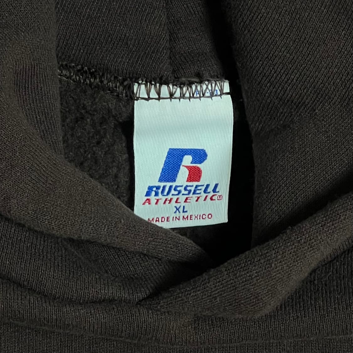 🇲🇽00s 러셀 후드티 브라운 상품이미지3