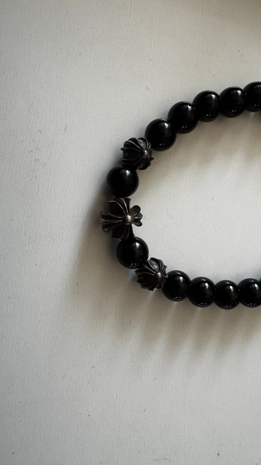 크롬하츠 8미리 4볼 비즈팔찌 상품이미지2