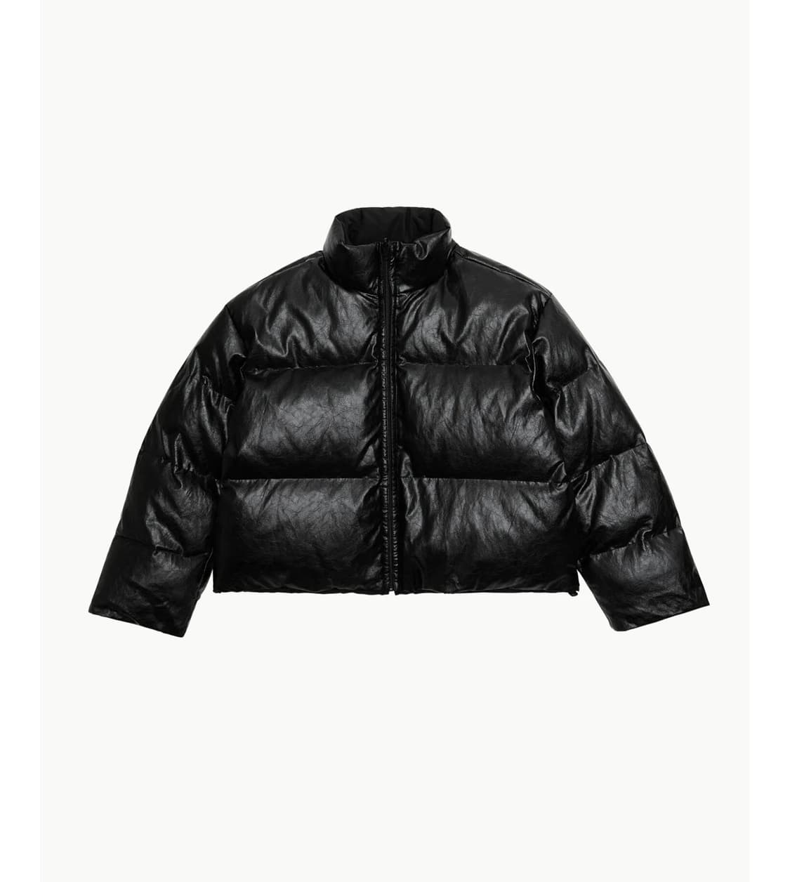 아모멘토 비건레더 패딩 M 상품이미지7