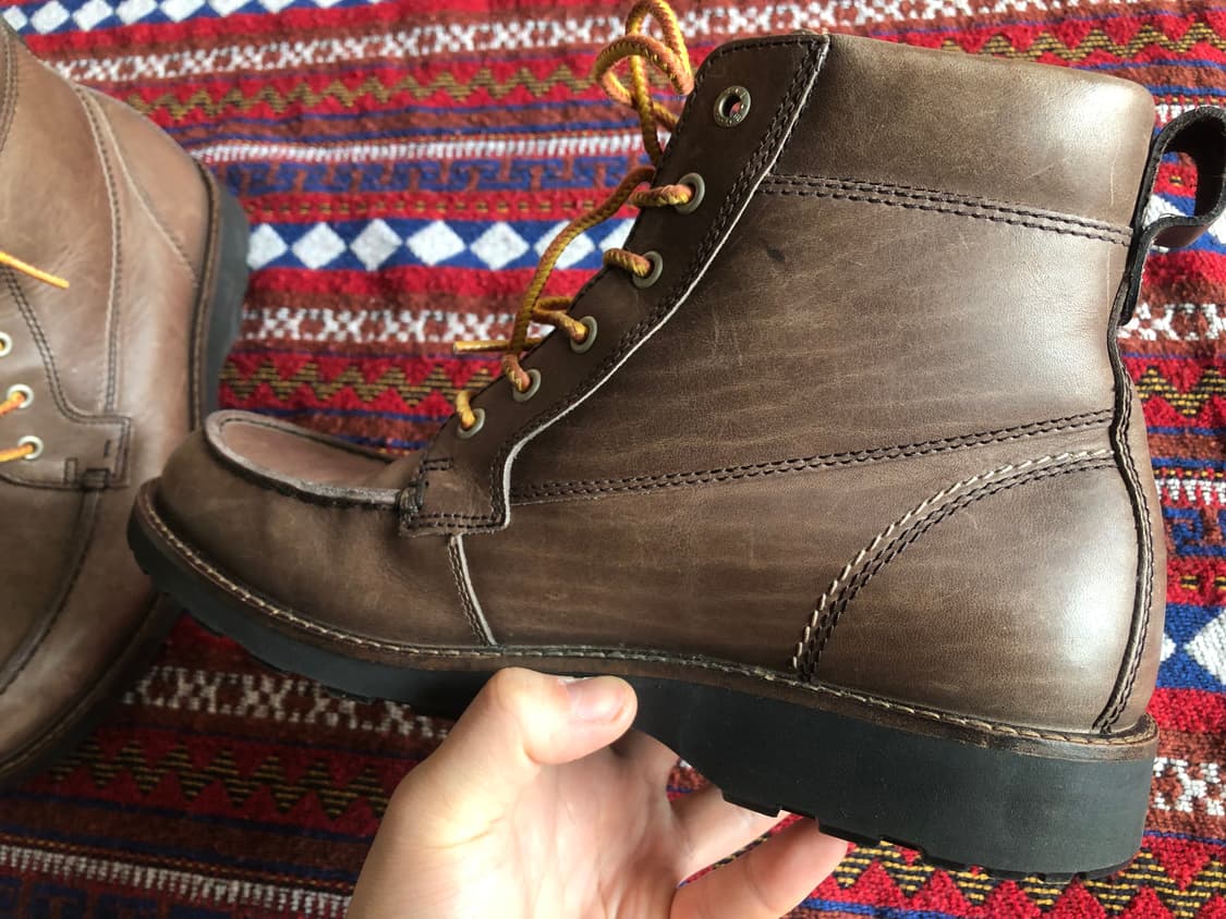 에코 브라운 레더 목토부츠 270 상품이미지9