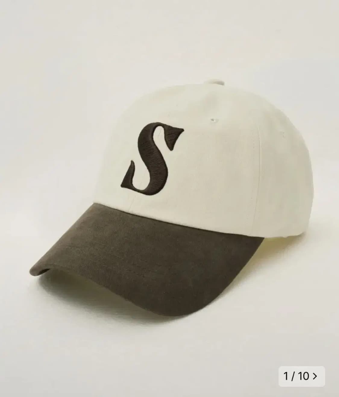 세터 빈티지 캐쥬얼 볼캡 아이보리 상품이미지1