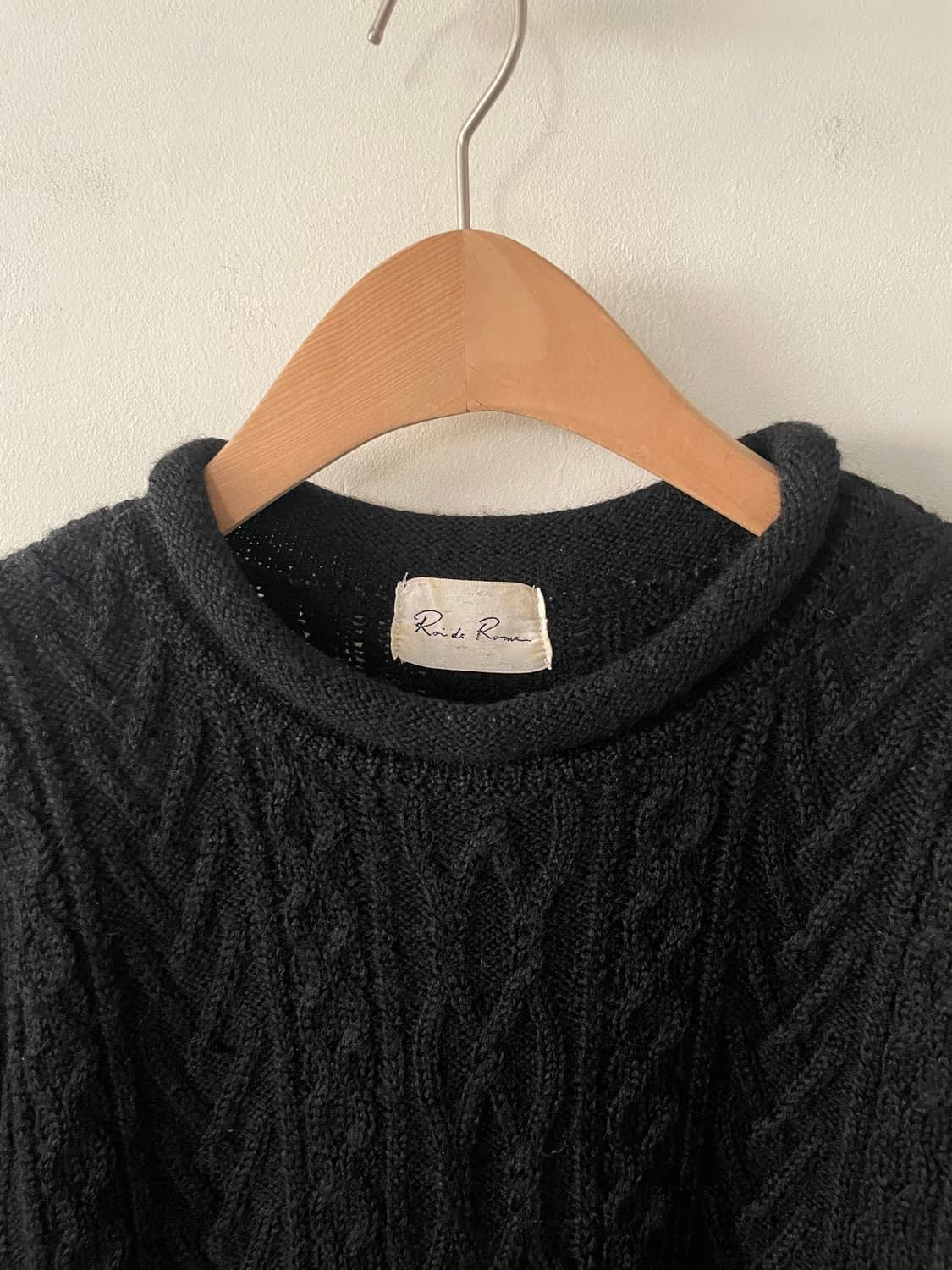 vintage black twisted knitwear 상품이미지2