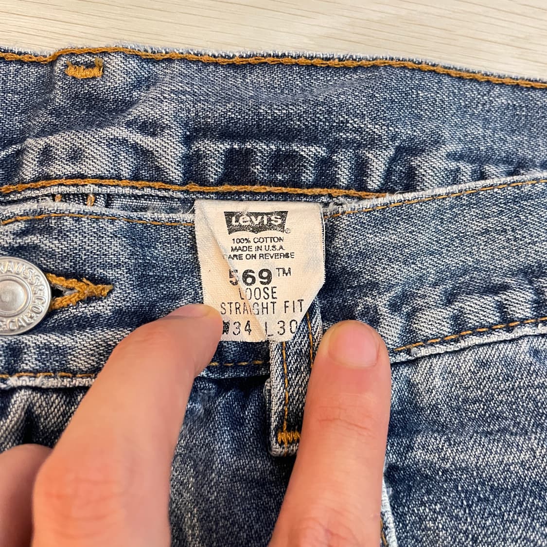 Levis 569 made in USA  상품이미지7