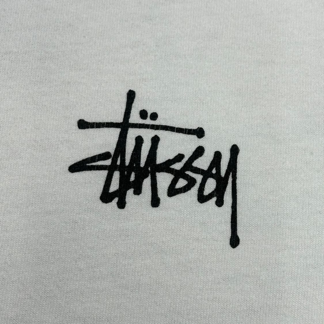 STUSSY 스컬 윙스 피그먼트 다이드 반팔 M 상품이미지2