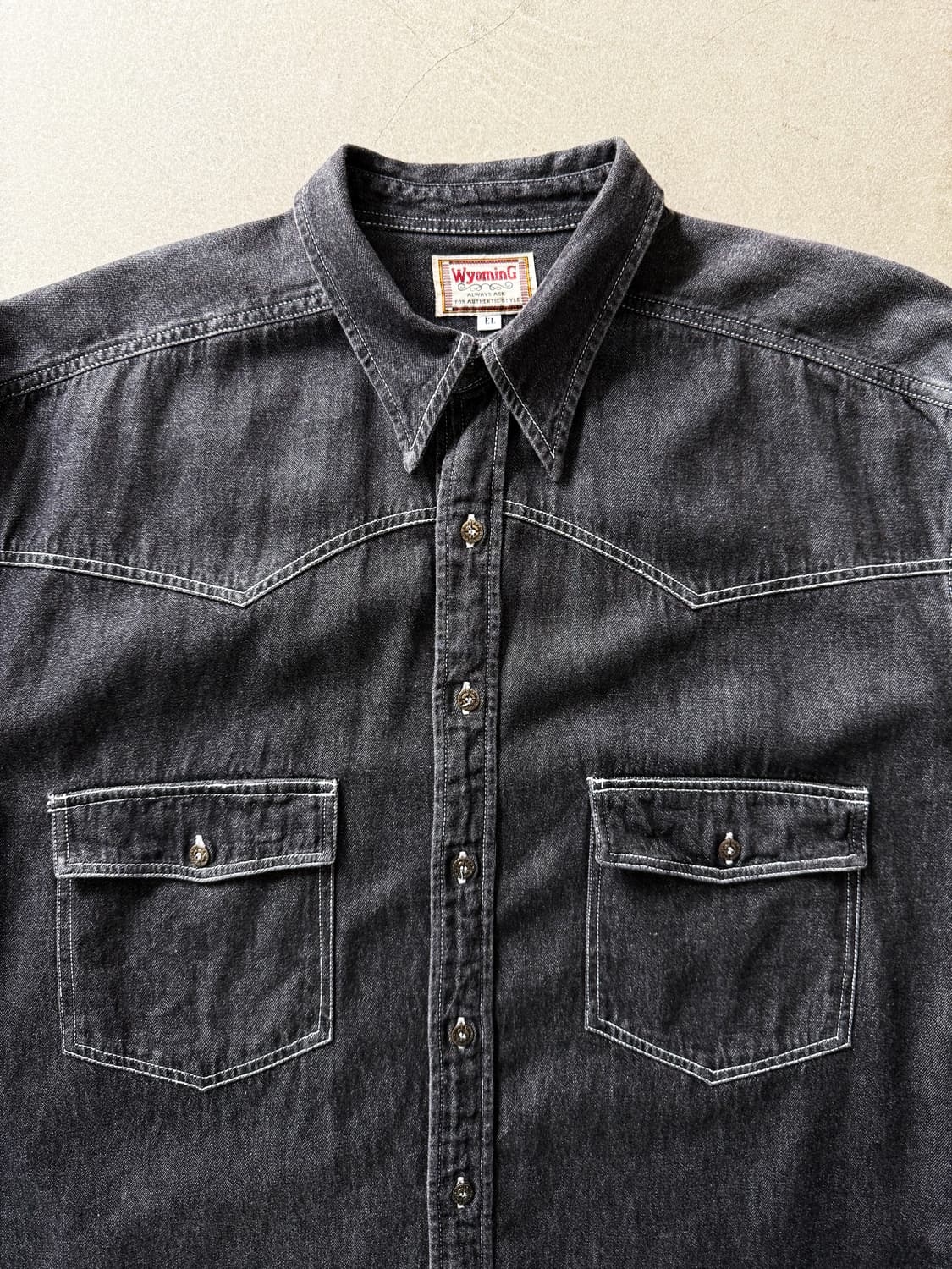 Vintage Wyoming Pocket Denim Shirt 상품이미지2