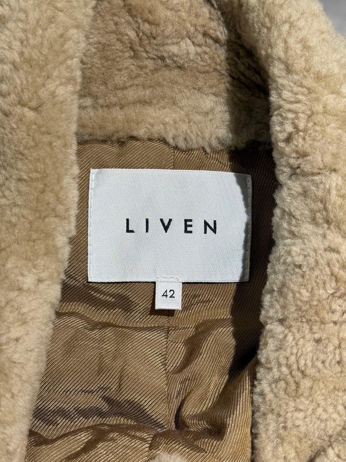 리븐 브라운 램스킨 무스탕 자켓 상품이미지8