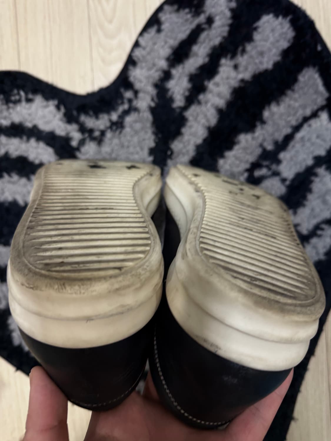 릭오웬스 룩소르 빈티지 레더 스니커즈 44 상품이미지5