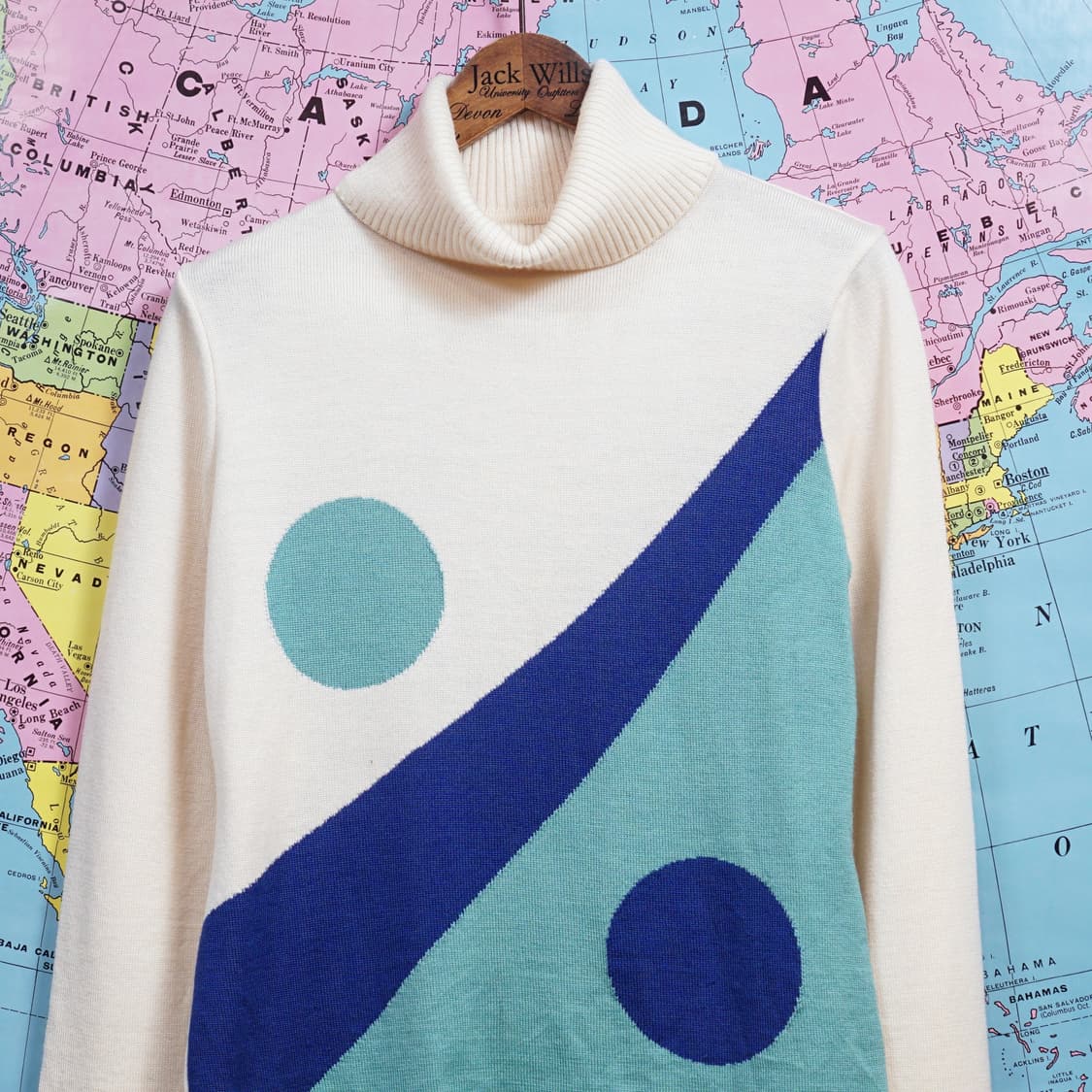 피에르가르뎅 빈티지 패턴 니트 상품이미지2