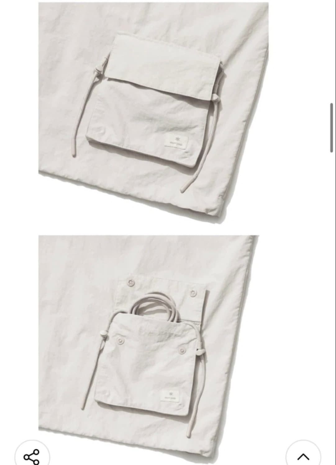 스노우피크어패럴 캠플 유틸리티자켓 라이트베이지 투엑스라지 상품이미지5