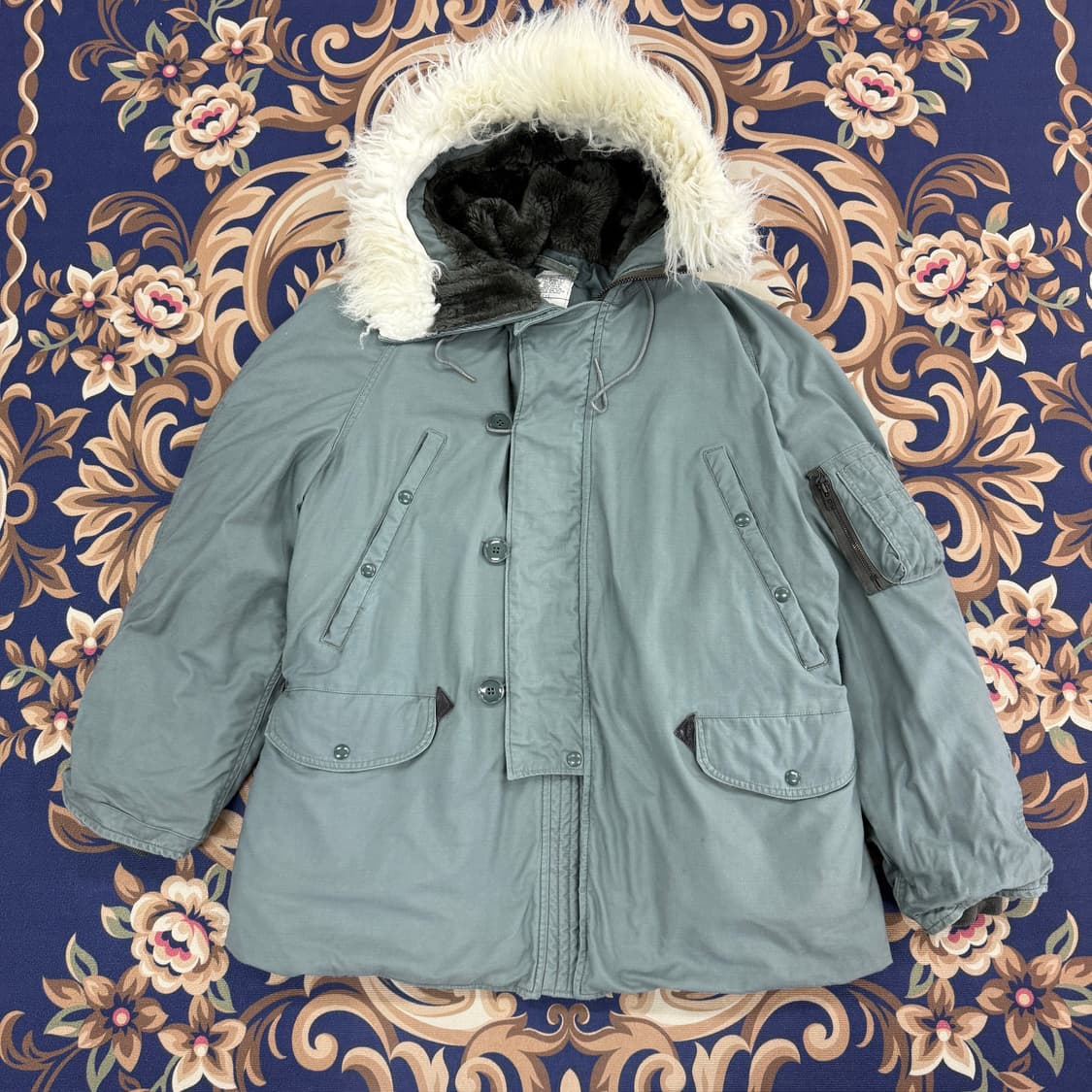 (L)90s 미군 오리지널 N3B 파카 자켓 상품이미지1