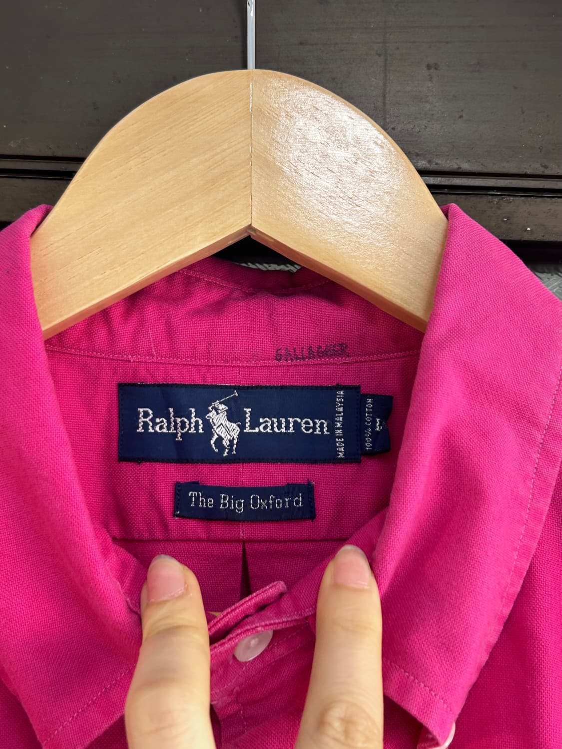 폴로 랄프로렌 빅 옥스포드 셔츠 상품이미지5