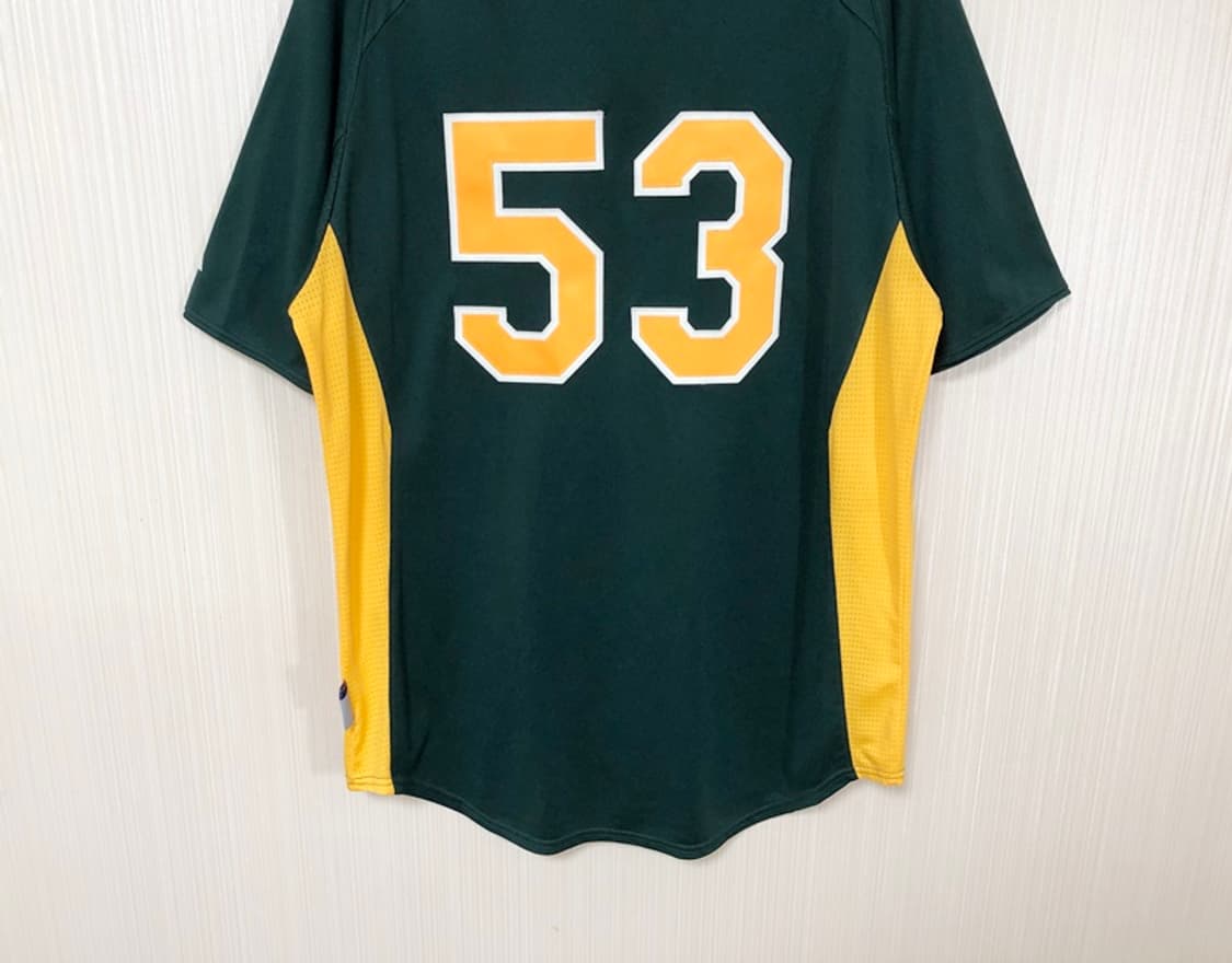 MLB 마제스틱 오클랜드어슬레틱스 어센틱유니폼/져지 M #53 상품이미지10