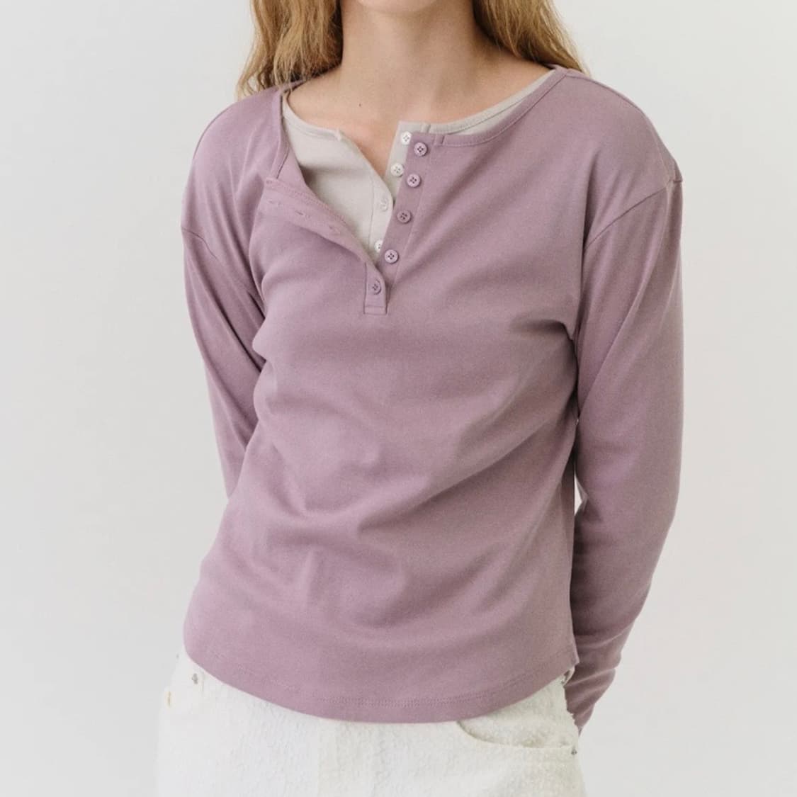 레터 letter button t-shirt 상품이미지4