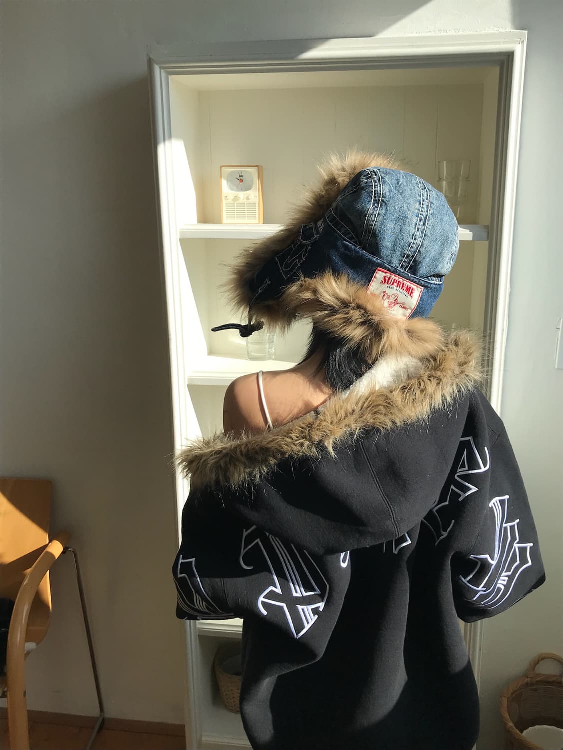 슈프림 x 트루릴리전 고어텍스 데님 트루퍼햇 상품이미지1