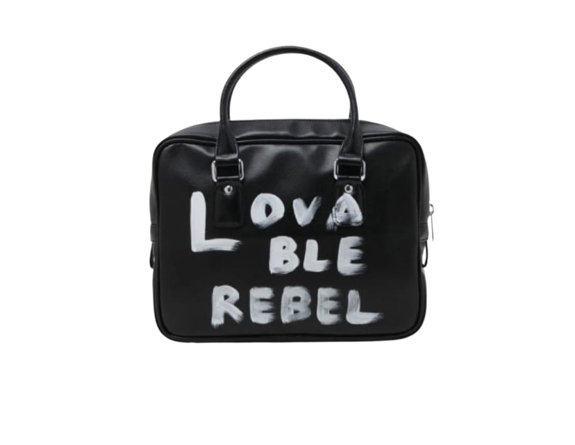 꼼데가르송 걸 페인트 백 블랙 새상품 상품이미지2