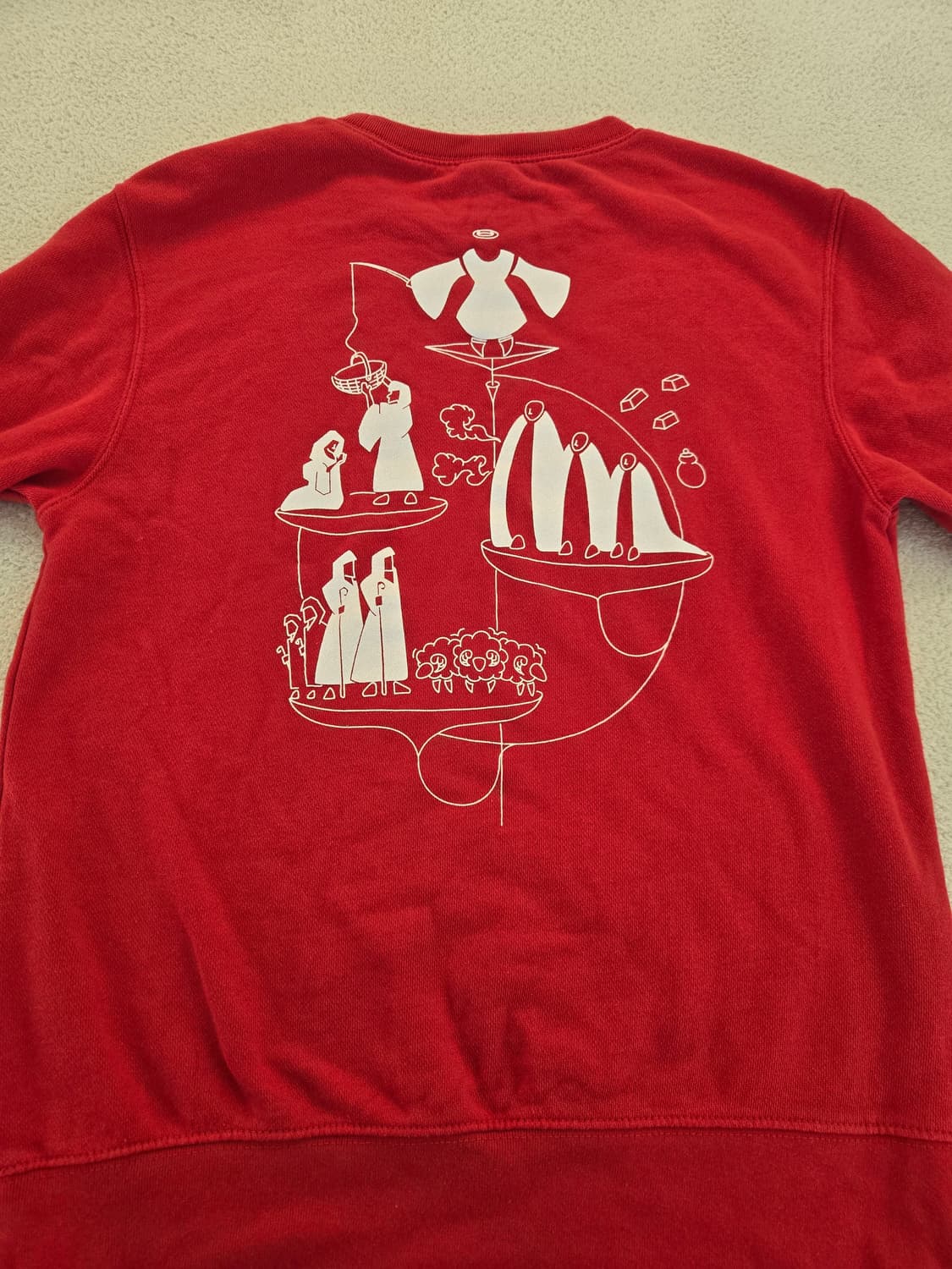 일본빈티지 긴팔티셔츠 L 상품이미지4