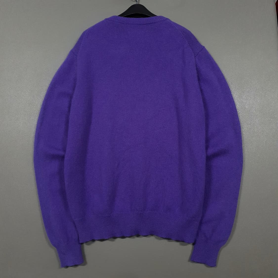 XL) 산드로 옴므 신형 19FW 이태리 고급 울 모 니트 스웨터 퍼플 상품이미지8