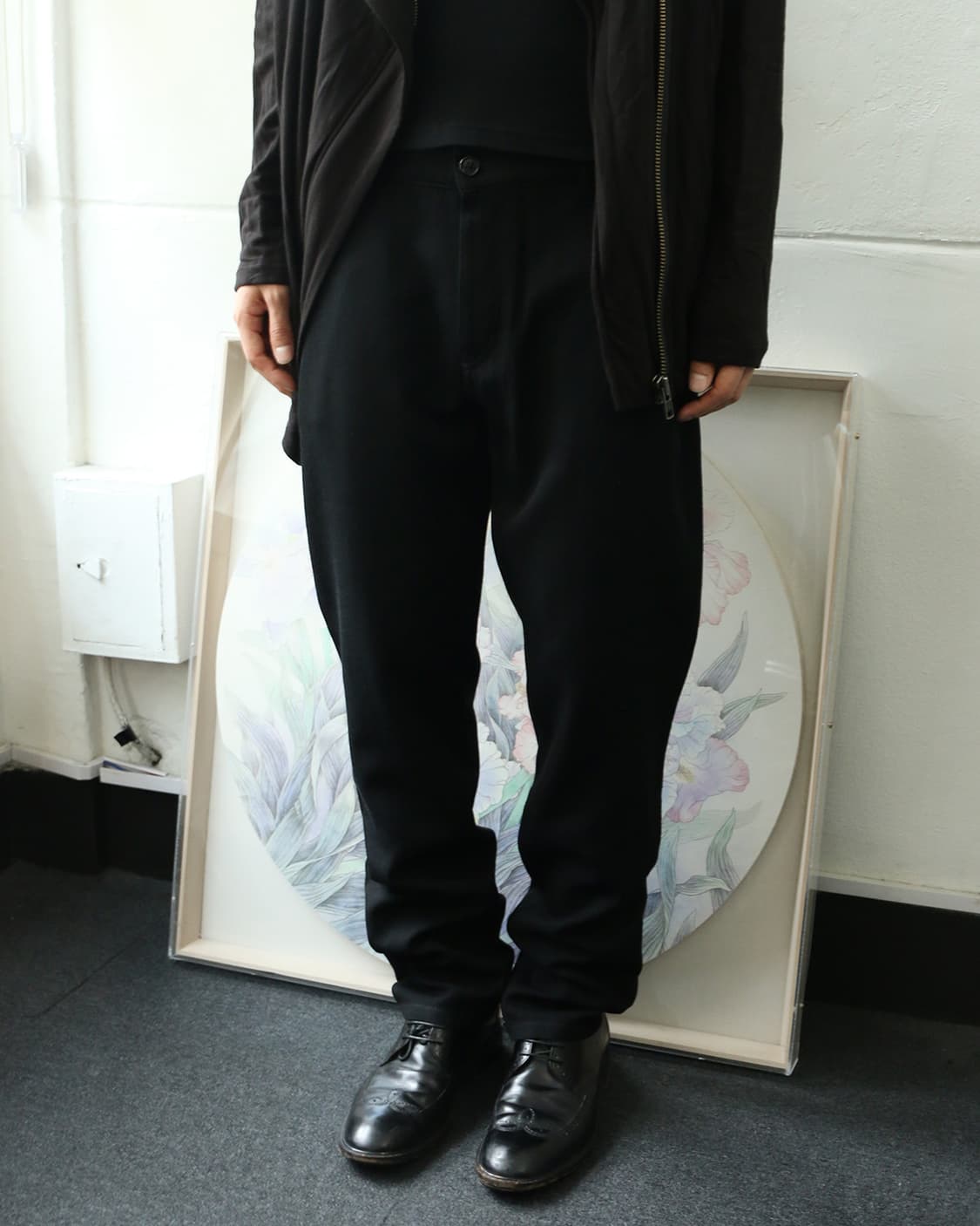 앤 드뮐미스터 블랙 울 트라우저  상품이미지3