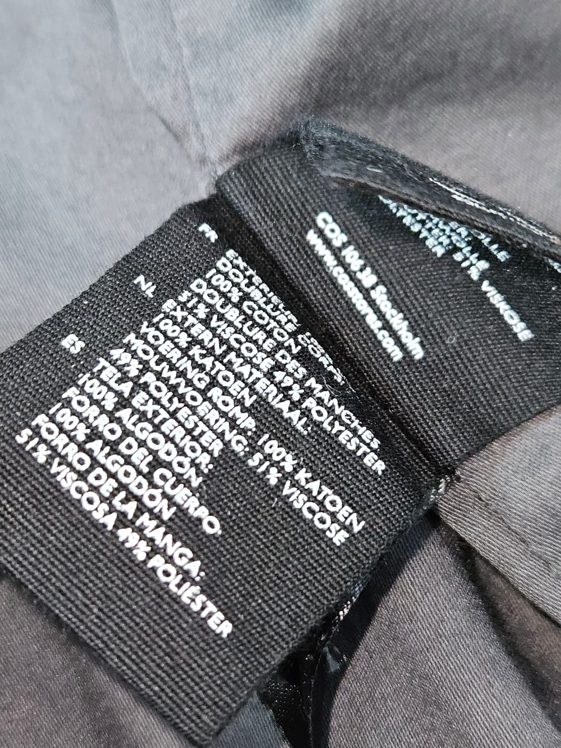 코스 COS 더블브레스티드 블레이저 우븐 자켓 상품이미지6