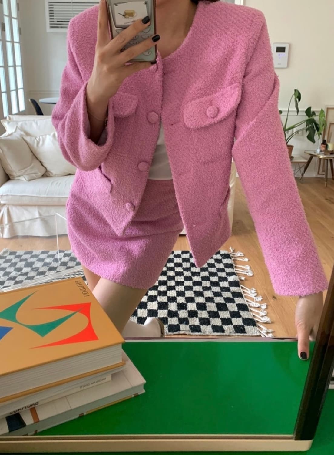 트위드 자켓 셋업 상품이미지2