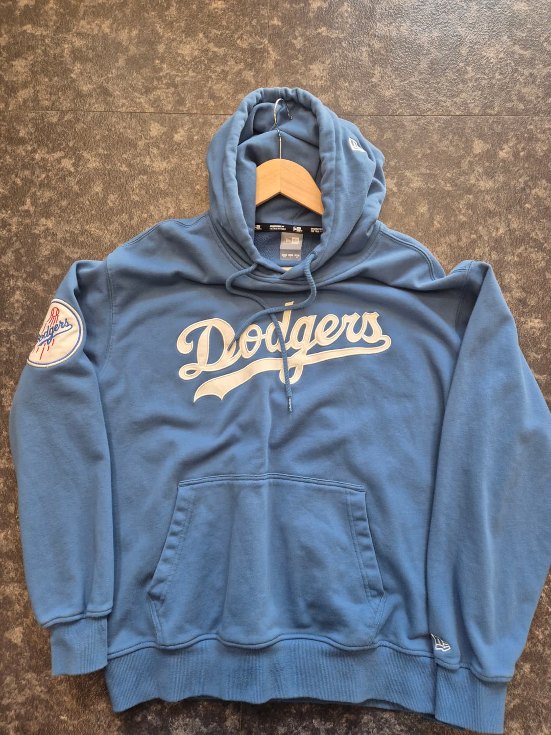 MLB LA 다저스 팀 레터링 후드 상품이미지1