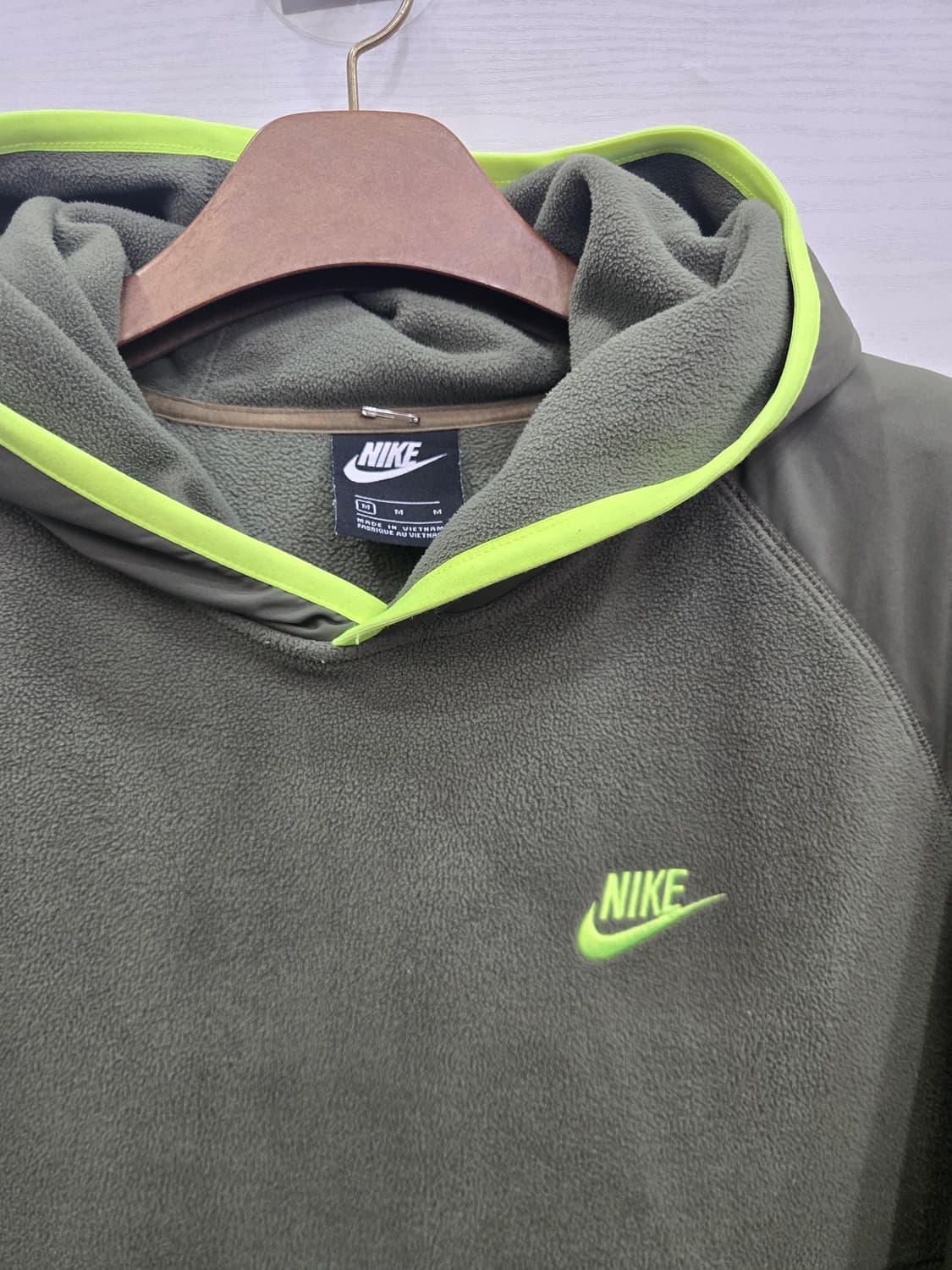 M,95)) NIKE 나이키 기모 후드티셔츠! 깔끔하고 이쁜 디자인! 상품이미지3