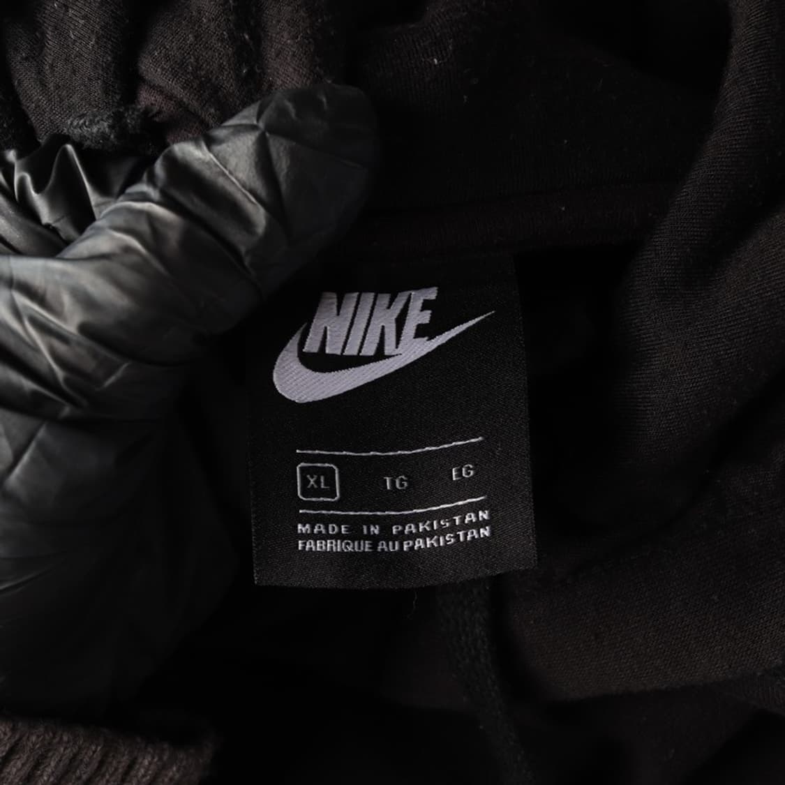 나이키 스우시 로고 기모 후드티 블랙 XL 상품이미지5